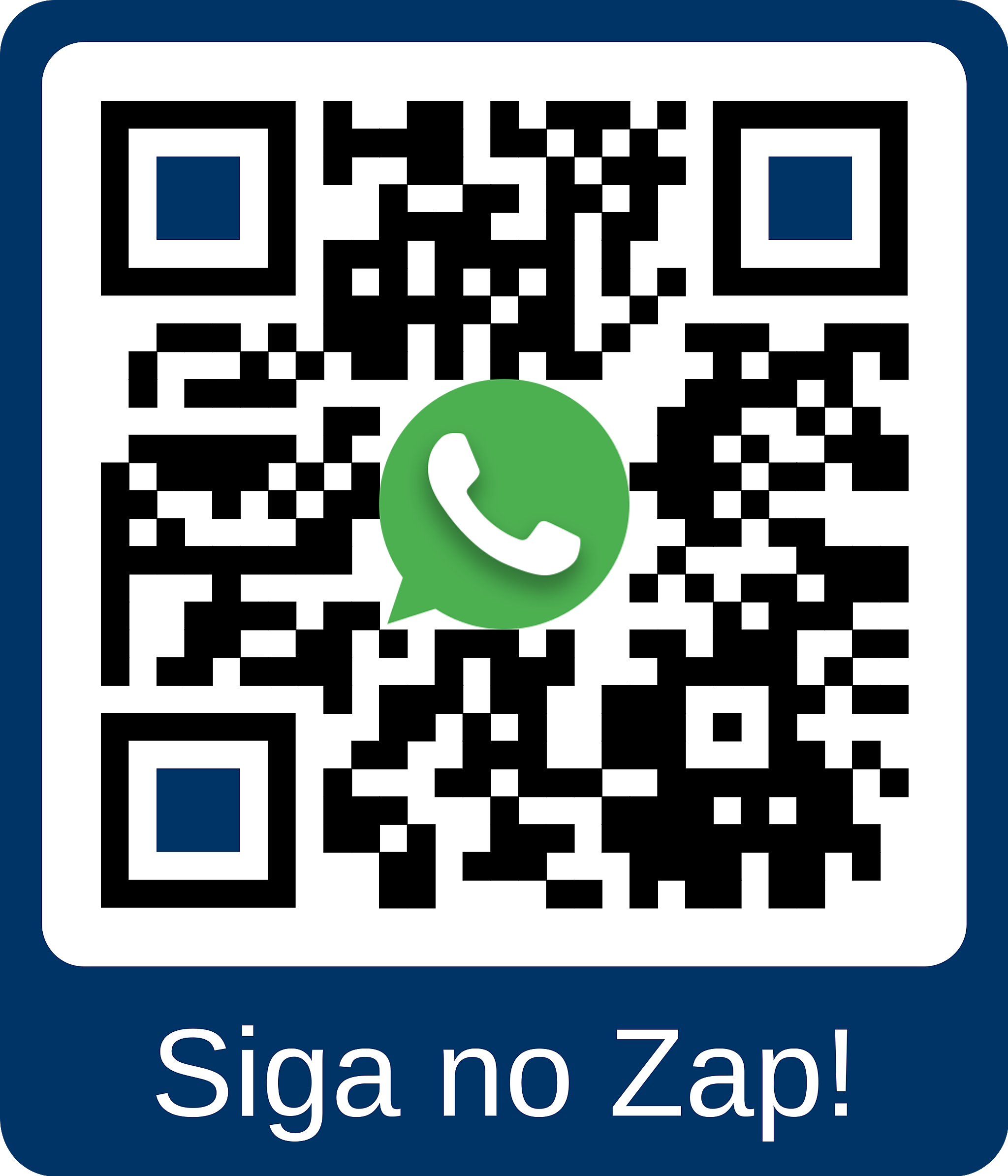 QR Code para o canal do WhatsApp